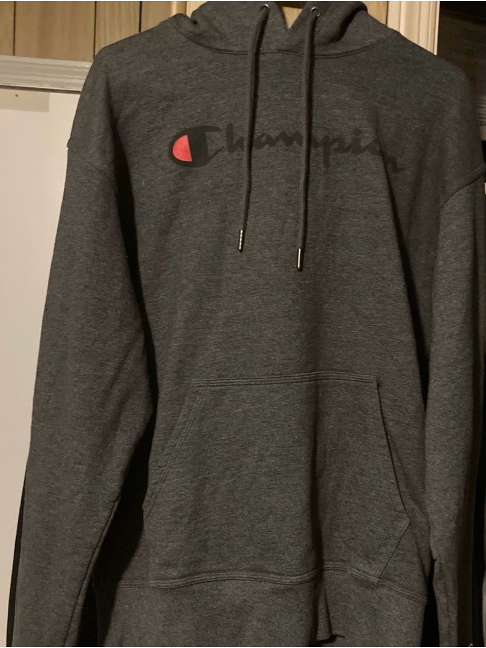 Men’s Medium Champion Charcoal Hoodie